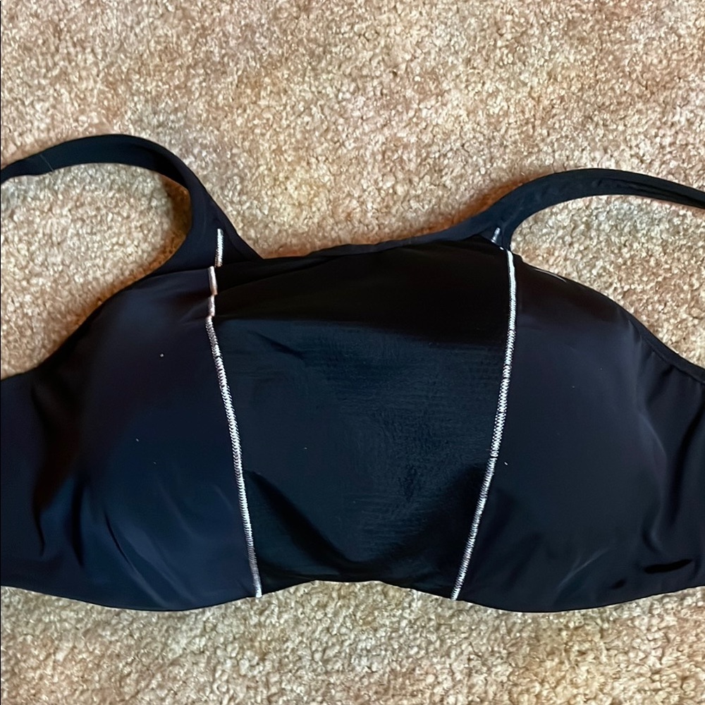 Nola Black and Silver Women's sports bra 38 DDD